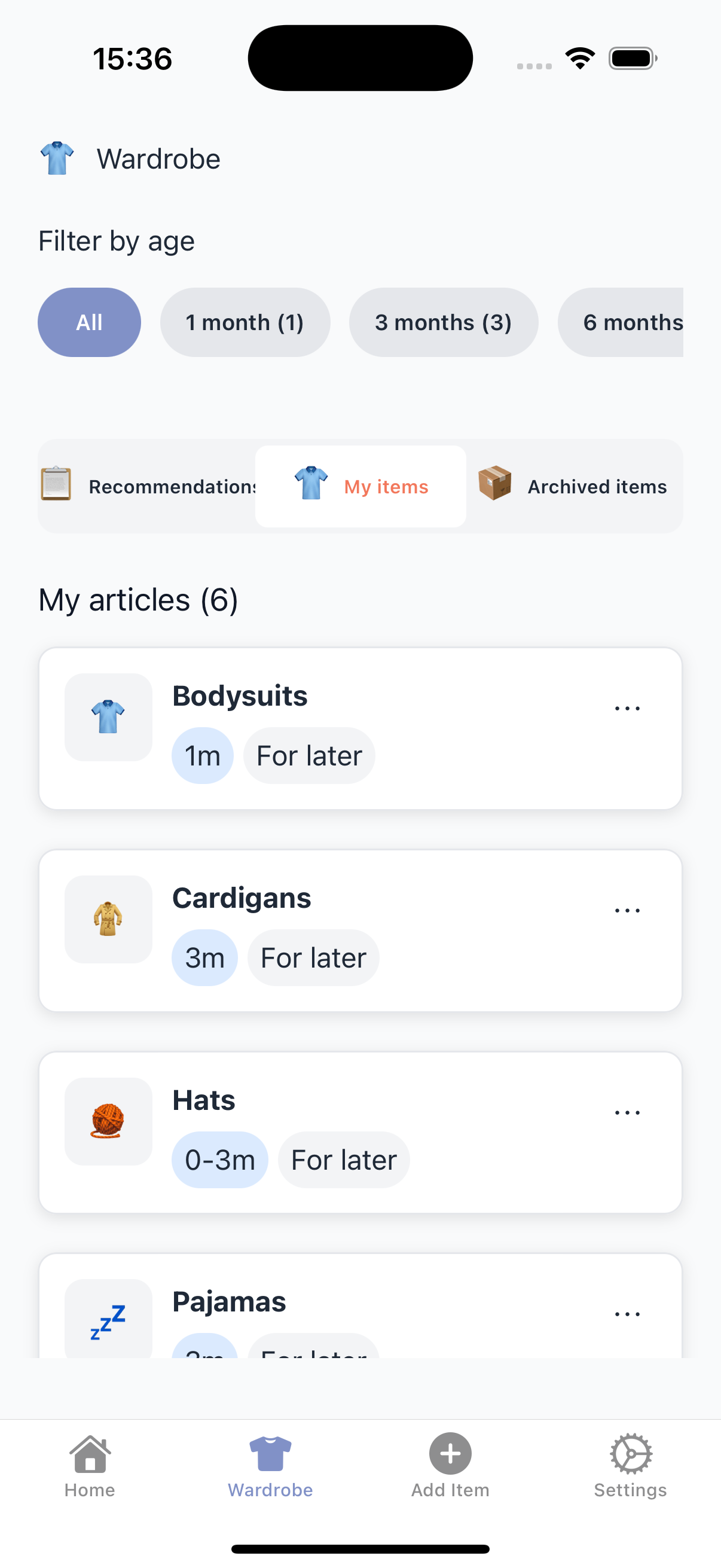 Little Nook app screenshot